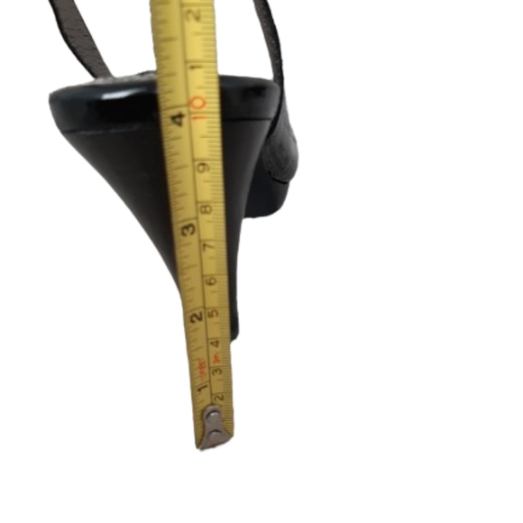 SÖFFT 👡 Beautiful Black Patent Leather Heels Sandals - Size:  9 - Picture 8 of 8